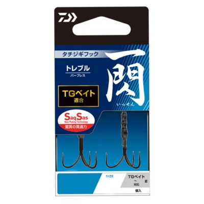 ダイワ トリプルフック タチジギフック 一閃SS トレブル フロントリアセット L