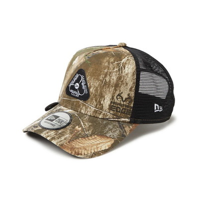 ニューエラジャパン 帽子 9FORTY A-Frame トラッカー Angler's Club 【ニューエラアウトドア】 リアルツリーカモ 56.8~60.6cm