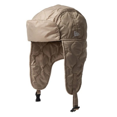 ニューエラジャパン 防寒帽子 トラッパー Militaly Quilt Water Repellent オリーブ L(61cm)