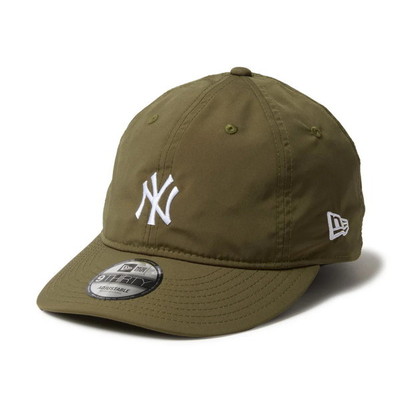ニューエラジャパン 帽子 9THIRTY Tech Stretch SOLOTEX ECOPET ニューヨーク・ヤンキース オリーブ ML 57.0cm~61.0cm