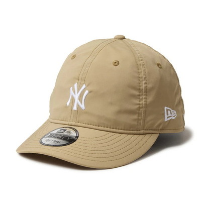 ニューエラジャパン 帽子 9THIRTY Tech Stretch SOLOTEX ECOPET ニューヨーク・ヤンキース ベージュ ML 57.0cm~61.0cm
