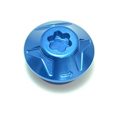 メガテック(LIVRE) ハンドルナット 化研ブルー シマノ 右巻キ用(リペア部品) SNUT-SR-BL