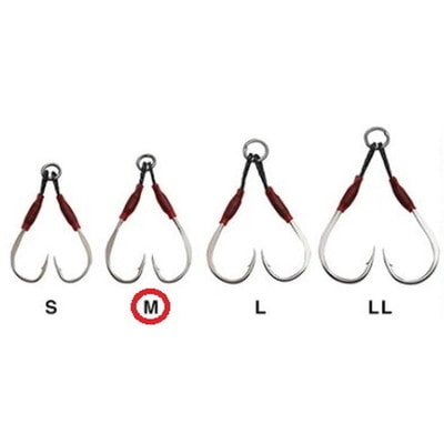 クレイジーオーシャン フラッシュアシスト Wショート M ルアーフック