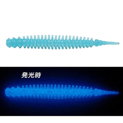 クレイジーオーシャン ワーム 海毛虫 #18 クリームソーダBLグロー