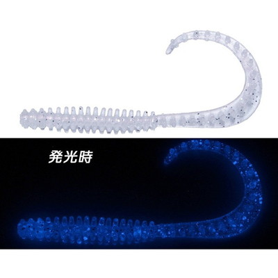 クレイジーオーシャン ワーム 海毛虫カーリー 2.8インチ #17 シラス星