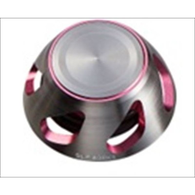 22SLPW スピニングハンドルキャップSII シルバー/ピンク