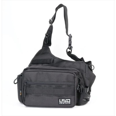 LSD ワンショットサイドJrネオ コーデュラブラック タックルバッグ