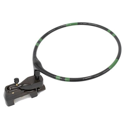 かちどき ヘラ万力 カーボン段巻玉置枠黒檀大砲万力セット(緑)