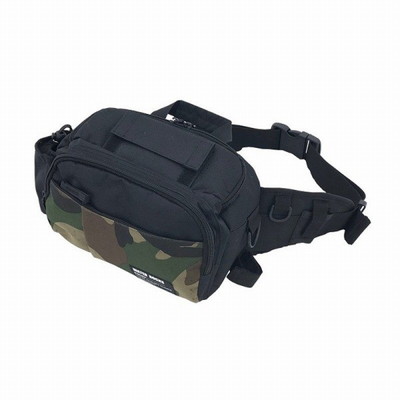 オレンジブルー WRBK-1076 WR(ウォーターロックス)ヒップバッグII グリーンカモ