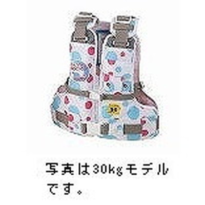オレンジブルー WRLV-3145 ライフベストKids 30kg POP ドットパターン 浮力30
