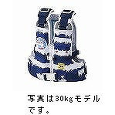 オレンジブルー WRLV-3145 ライフベストKids 30kg POP ボーダー 浮力30
