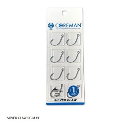 コアマン シルバークロー SC-M #1 シングルフック