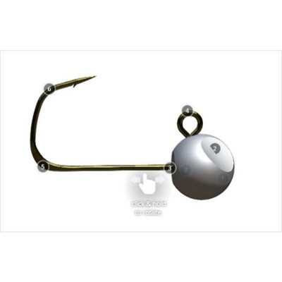 プログレ ジグヘッド バグバレット サーチ 0.6g