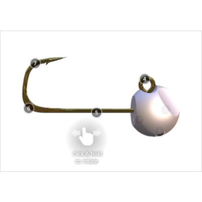 プログレ ジグヘッド バグバレット サーチ 2.5g