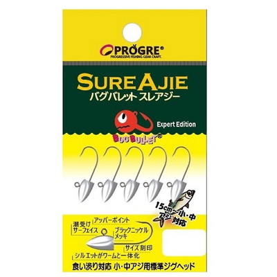 プログレ ジグヘッド バグバレット スレアジー 1.0g
