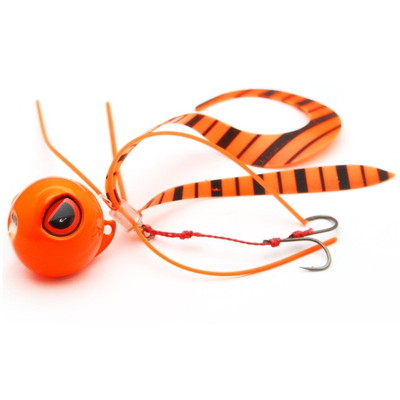 ライズジャパン タイラバ 鯛ラバ なみだま めだま(MEDAMA) 100g #ND04 べたオレンジ