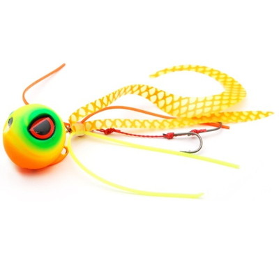 ライズジャパン タイラバ 鯛ラバ なみだま めだま(MEDAMA) 125g #ND10 チャートオレンジ