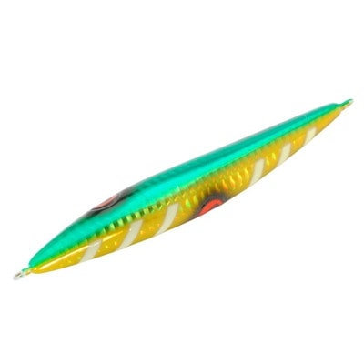 ライズジャパン メタルジグ ライズジグ SLJ 250g #RJ13 グリーンゴールドゼブラグロー