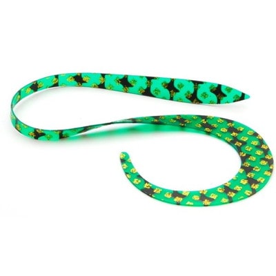 ライズジャパン タイラバ 鯛ラバ なみだまネクタイ 太短カーリー #NF13 グリーンゴールドドット