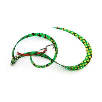 ライズジャパン タイラバ 鯛ラバ なみだまユニット ちょうどよカーリー #YCC03 グリーンゴールドドット