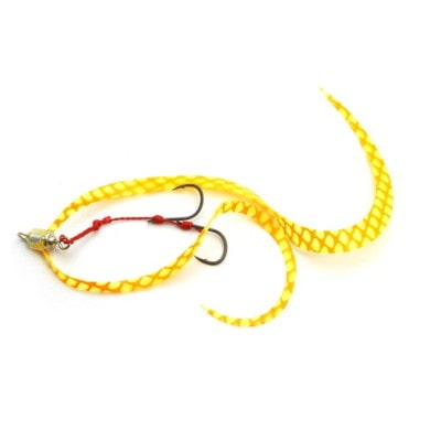 ライズジャパン タイラバ 鯛ラバ なみだまユニット ちょうどよカーリー #YCC04 チャートオレンジチェック