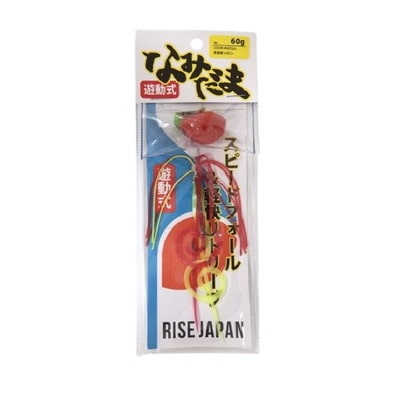 ライズジャパン タイラバ 鯛ラバ なみだま 60g #NDTS01 高濃度リコピン(TSカラー)