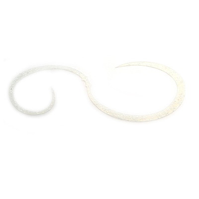 ライズジャパン タイラバ 鯛ラバ なみだまネクタイ ちょうどよカーリー #NC16 UVクリアシルバーラメ