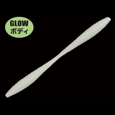 ガンクラフト ワーム 鯵爆吸 1.8インチ #01グローシラス