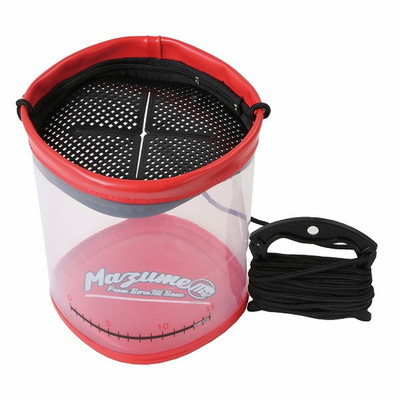 mazume バケツ mazume 観察デキル水クミバケツII レッド MZAS-622