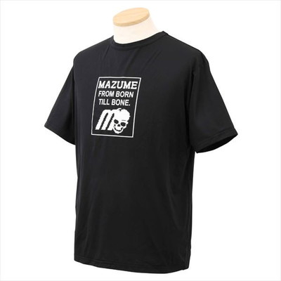 【訳あり】mazume マズメ ウェア MZAP-679 mazumeプライムフレックスTシャツ ロゴ ブラック S