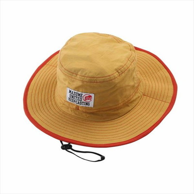 【訳あり】mazume マズメ 帽子 MZCP-712 mazumeSUNSHADE HAT POP マスタード X-Large