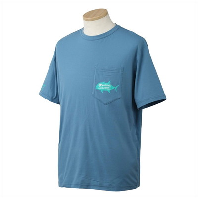 【訳あり】オレンジブルー ウェア MZAP-763mazume プライムフレックスTシャツ GT ストレートブルー LL