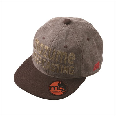 マズメ 帽子 MZCP-808 mazume ウォッシュキャップ II ブラウン フリー