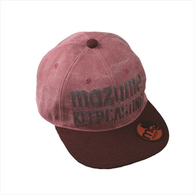 マズメ 帽子 MZCP-808 mazume ウォッシュキャップ II ロゼ フリー