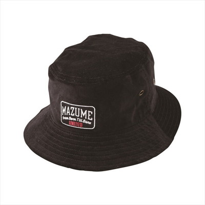 マズメ 帽子 MZCP-811 mazume BUCKET HAT ブラック フリー