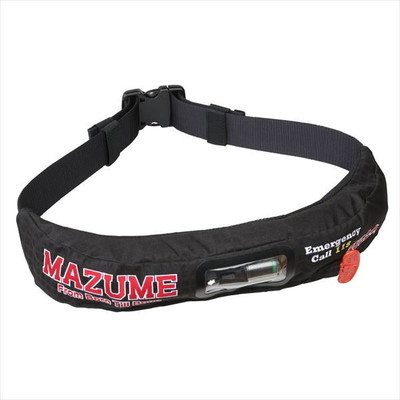 mazume ライフジャケット MZLJ-841 mazume インフレータブルウエスト 2 ブラック フリー