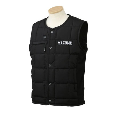 オレンジブルー 防寒服アウター MZFW-879 mazume ヒーターベスト ブラック L