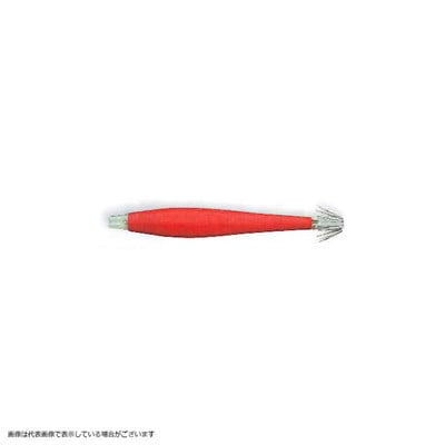 下田漁具 SM角85 ガス糸巻 8.5cm-1段 夜光/赤 スッテ