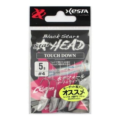 ゼスタ(XESTA) スターヘッド タッチダウン 5.0g #4 ジグヘッド