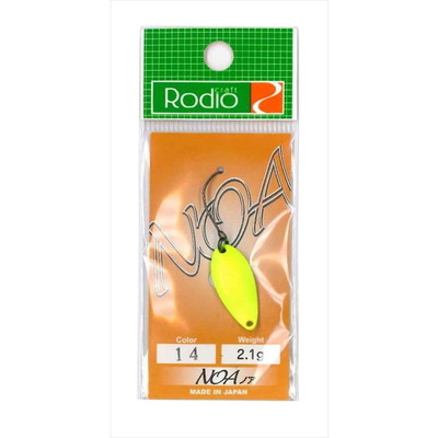 ロデオクラフト NOA 2.1g #14 蛍光イエロー スプーン