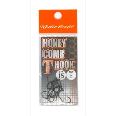 ロデオクラフト ハニカムTフック #8(フッ素) シングルフック