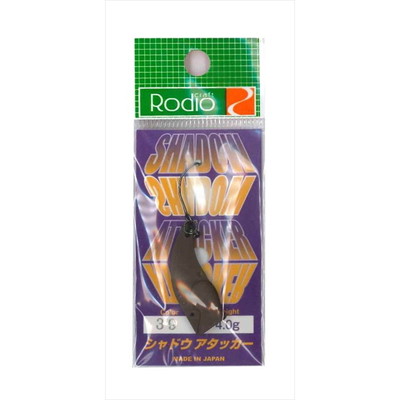 ロデオクラフト シャドウアタッカー4.0g #39 マットチョコレート トラウトプラグ