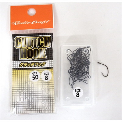 ロデオクラフト シングルフック ロデオ クラッチフック #8 サービスパック(50本入)