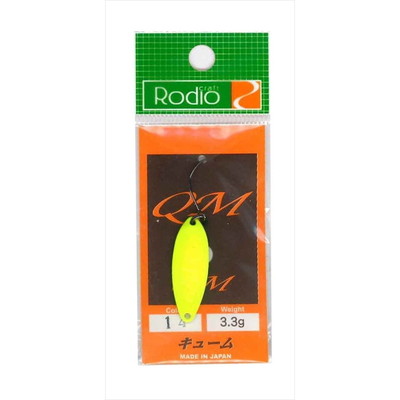 ロデオクラフト QM(キューム) 3.3g #14 蛍光イエロー スプーン