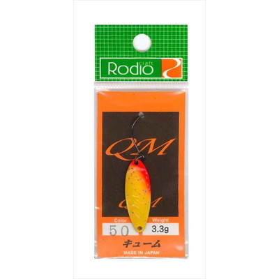 ロデオクラフト QM(キューム) 3.3g #50 マンゴー/マットブラック スプーン