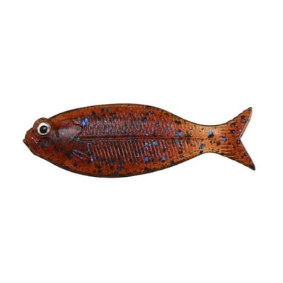 ディスタイル ワーム ギルーラ 2.5インチ　スカッパノン．ブルーフレーク