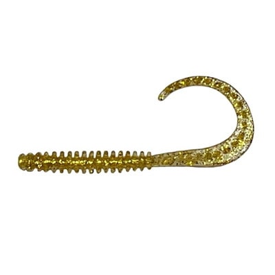 クレイジーオーシャン ワーム 海毛虫カーリーHF 2.8インチ #113 ラメラメゴールド/UV