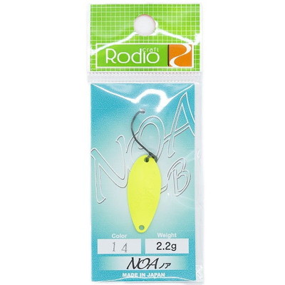 ロデオクラフト スプーン NOA-B ノアB 2.2g #14 蛍光イエロー