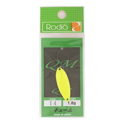 ロデオクラフト スプーン QM 1.8g #14 蛍光イエロー