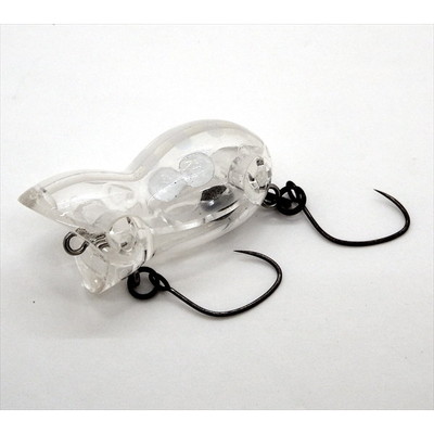 ロデオクラフト トラウトプラグ にゃんプップ ラトルin #5 クリアーパール